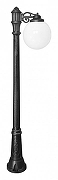 Фонарный столб Fumagalli Globe 300 G30.156.S10.AYF1R цвет плафона/подвески Белый, цвет арматуры Черный