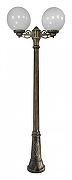 Фонарный столб Fumagalli Globe 300 G30.156.S20.BYF1R цвет плафона/подвески Опал, цвет арматуры Бронза