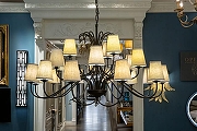 Люстра L'Arte Luce Chalet L17800.03 цвет плафона/подвески Бежевый, Прозрачный, цвет арматуры Коричневый-2