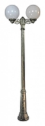 Фонарный столб Fumagalli Globe 300 G30.157.S20.BYF1R цвет плафона/подвески Опал, цвет арматуры Бронза