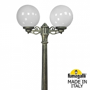 Фонарный столб Fumagalli Globe 300 G30.157.S20.BYF1R цвет плафона/подвески Опал, цвет арматуры Бронза-1