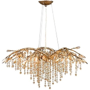 Люстра L'Arte Luce Garden L54006.59 цвет плафона/подвески Прозрачный, цвет арматуры Медь-1