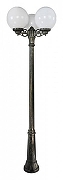 Фонарный столб Fumagalli Globe 300 G30.157.S30.BYF1R цвет плафона/подвески Опал, цвет арматуры Бронза