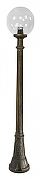 Фонарный столб Fumagalli Globe 300 G30.158.000.BXF1R цвет плафона/подвески Прозрачный, цвет арматуры Бронза