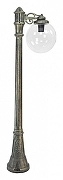 Фонарный столб Fumagalli Globe 300 G30.158.S10.BXF1R цвет плафона/подвески Прозрачный, цвет арматуры Бронза