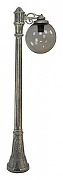 Фонарный столб Fumagalli Globe 300 G30.158.S10.BZF1R цвет плафона/подвески Дымчатый, цвет арматуры Бронза
