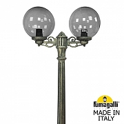 Фонарный столб Fumagalli Globe 300 G30.158.S20.BZF1R цвет плафона/подвески Дымчатый, цвет арматуры Бронза-1