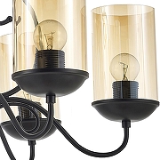 Люстра Arti Lampadari Gardena Gardena E 1.1.6 B цвет плафона/подвески Желтый, цвет арматуры Черный-2
