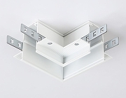 Соединитель угловой L-образный для треков встраиваемых Ambrella Light GL GL3352 цвет арматуры Белый-4