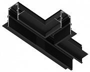 Соединитель T-образный для треков Ambrella Light GL GL3356 цвет арматуры Черный