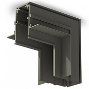 Соединитель угловой L-образный для треков встраиваемых Ambrella Light GL GL3363 цвет арматуры Черный