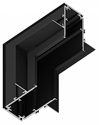 Соединитель угловой L-образный для треков встраиваемых Ambrella Light GL GL3363 цвет арматуры Черный-1