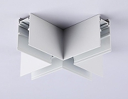 Соединитель X-образный для треков накладных Ambrella Light GL GL3375 цвет арматуры Белый-1