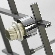 Люстра на штанге Lussole Costanzo GRLSL-9007-04 цвет плафона/подвески Белый, цвет арматуры Коричневый, Хром-4