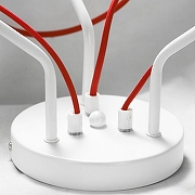 Люстра Lussole Navajo GRLSP-8126 цвет плафона/подвески Белый, цвет арматуры Белый, Красный-3