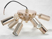 Люстра на штанге Lussole Shelby GRLSP-8386 цвет плафона/подвески Прозрачный, цвет арматуры Бронза-5