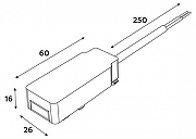 Токопровод концевой Ambrella Light GV GV1261 цвет арматуры Белый-4