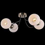Люстра ILLUMICO IL0035 IL0035-4CSQ-79 BK AB цвет плафона/подвески Белый, цвет арматуры Бронза, Черный-2