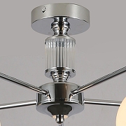 Люстра на штанге ILLUMICO IL0064 IL0064-5C-79 CR цвет плафона/подвески Белый, цвет арматуры Хром-3