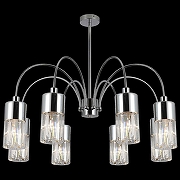 Люстра на штанге ILLUMICO IL0113-8C-79 CR цвет плафона/подвески Прозрачный, цвет арматуры Хром-1