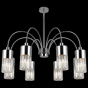 Люстра на штанге ILLUMICO IL0113-8C-79 CR цвет плафона/подвески Прозрачный, цвет арматуры Хром
