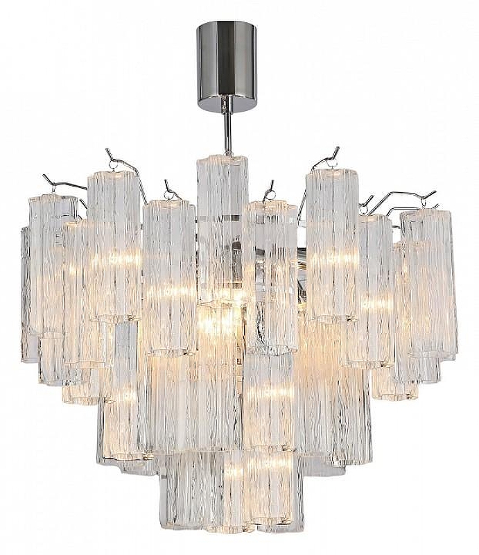 Люстра на штанге ILLUMICO IL0179-8C-39 CR CL 