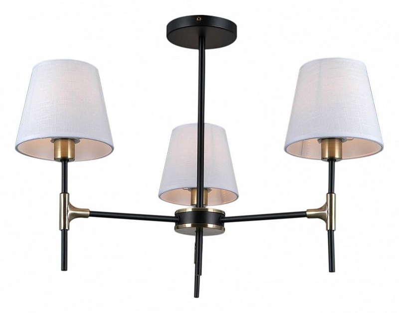 Люстра на штанге ILLUMICO CASTOR IL0185-3CSQ-24 BK AB CASTOR 