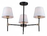 Люстра на штанге ILLUMICO CASTOR IL0185-3CSQ-24 BK AB CASTOR цвет плафона/подвески Белый, цвет арматуры Бронза, Черный