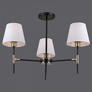 Люстра на штанге ILLUMICO CASTOR IL0185-3CSQ-24 BK AB CASTOR цвет плафона/подвески Белый, цвет арматуры Бронза, Черный-2