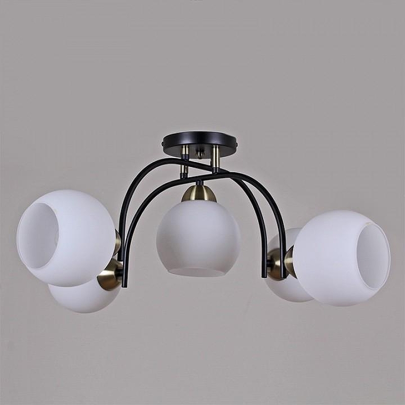 Люстра ILLUMICO IL0250-5CSQ-79 BK AB 