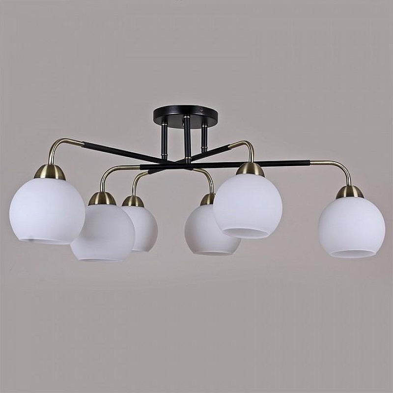 Люстра ILLUMICO IL0252-6CSQ-79 BK AB 