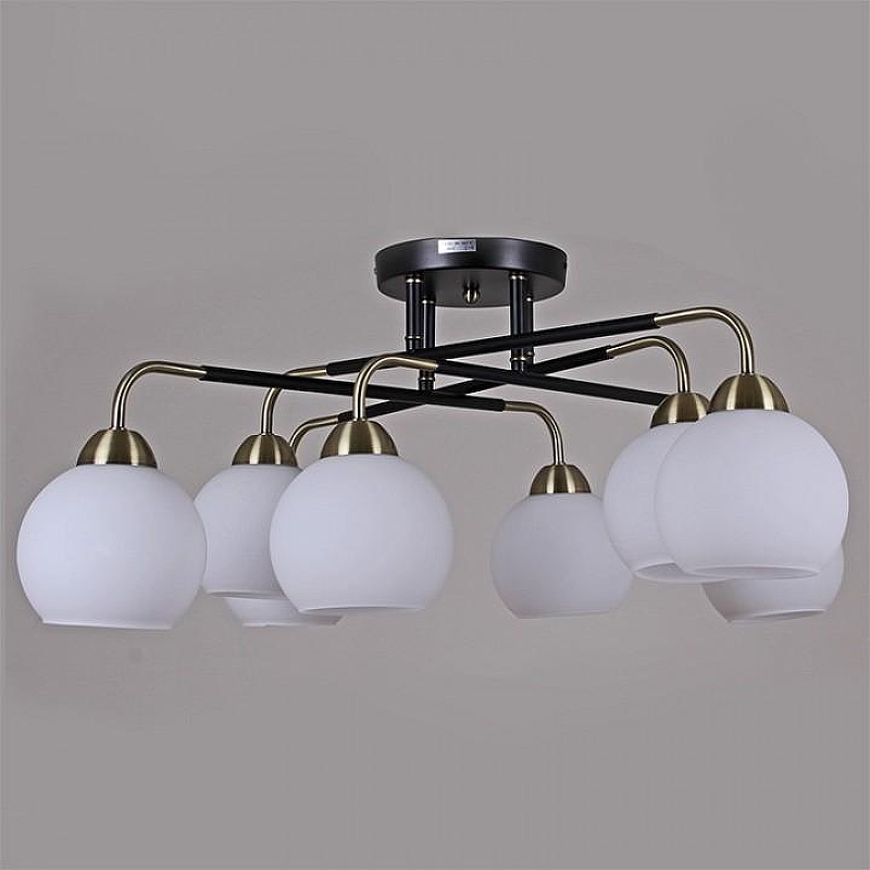 Люстра ILLUMICO IL0252-8CSQ-79 BK AB 