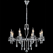 Люстра ILLUMICO CASTOR IL0266-8PSQ-24 CR CASTOR цвет плафона/подвески Прозрачный, цвет арматуры Хром
