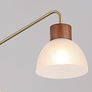 Люстра на штанге ILLUMICO IL0286-3C-79 BR цвет плафона/подвески Белый, цвет арматуры Бронза-2