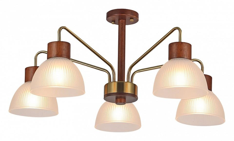 Люстра на штанге ILLUMICO IL0286-5C-79 BR 