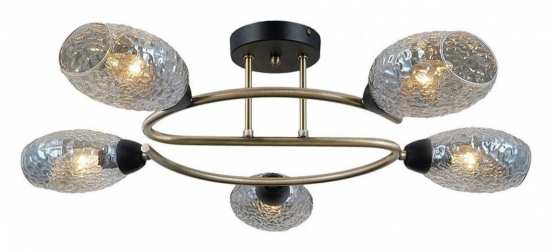 Люстра ILLUMICO IL0300-5CSQ-79 BK AB 