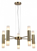 Люстра ILLUMICO BRASS IL0314-10P-79 BRASS цвет плафона/подвески Белый, Золото, цвет арматуры Золото