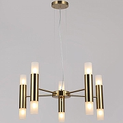 Люстра ILLUMICO BRASS IL0314-10P-79 BRASS цвет плафона/подвески Белый, Золото, цвет арматуры Золото-1