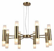 Люстра ILLUMICO BRASS IL0314-16P-79 BRASS цвет плафона/подвески Белый, Золото, цвет арматуры Золото