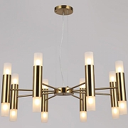 Люстра ILLUMICO BRASS IL0314-16P-79 BRASS цвет плафона/подвески Белый, Золото, цвет арматуры Золото-1