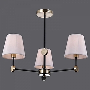 Люстра на штанге ILLUMICO CASTOR IL0394-3CSQ-24 BK AB CASTOR цвет плафона/подвески Серый, цвет арматуры Бронза, Черный-2