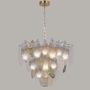 Люстра ILLUMICO BRASS IL0508-8P-79 BRASS цвет плафона/подвески Золото, Прозрачный, цвет арматуры Золото