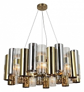 Люстра ILLUMICO BRASS IL0525-6P-79 BRASS цвет плафона/подвески Золото, Прозрачный, цвет арматуры Золото