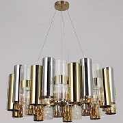 Люстра ILLUMICO BRASS IL0525-6P-79 BRASS цвет плафона/подвески Золото, Прозрачный, цвет арматуры Золото-1