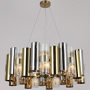 Люстра ILLUMICO BRASS IL0525-6P-79 BRASS цвет плафона/подвески Золото, Прозрачный, цвет арматуры Золото-2
