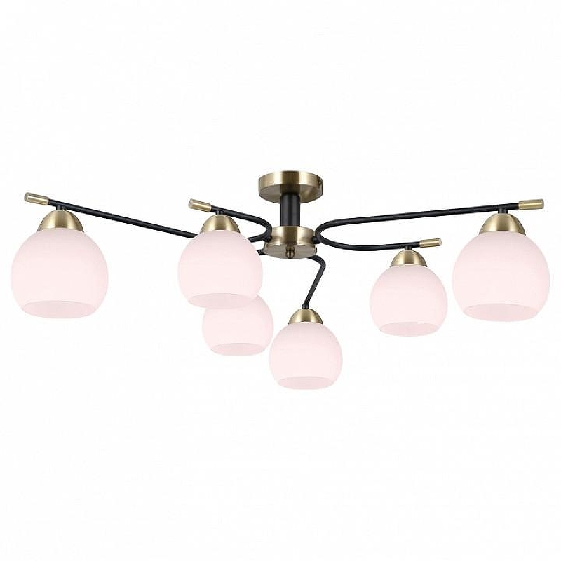 Люстра ILLUMICO LIBRA IL0638-6CSQ-24 AB BK LIBRA 
