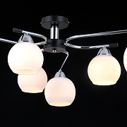Люстра ILLUMICO LIBRA IL0638-6CSQ-24 CR BK LIBRA цвет плафона/подвески Белый, цвет арматуры Хром, Черный-3