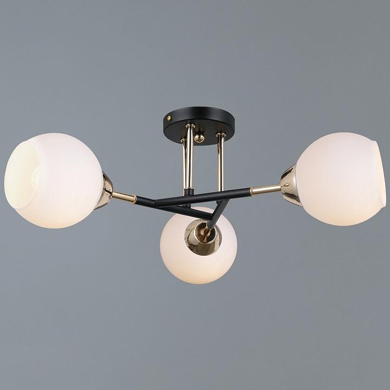 Люстра на штанге ILLUMICO LIBRA IL0689-3CSQ-24 BK FGD LIBRA 
