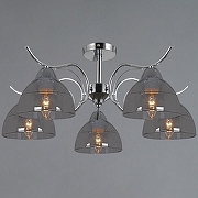 Люстра на штанге ILLUMICO AREZZO IL0733-5ASQ-25 CR AREZZO цвет плафона/подвески Тонированный, цвет арматуры Хром