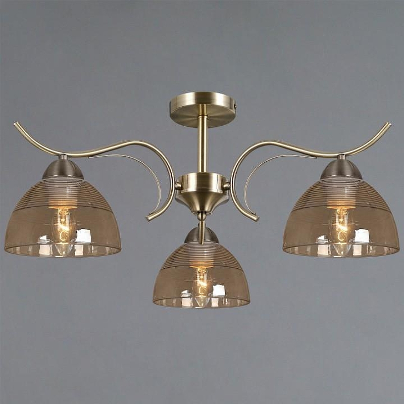 Люстра на штанге ILLUMICO AREZZO IL0733-3CSQ-25 AB AREZZO 